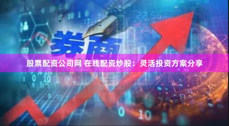 股票配资公司网 在线配资炒股：灵活投资方案分享