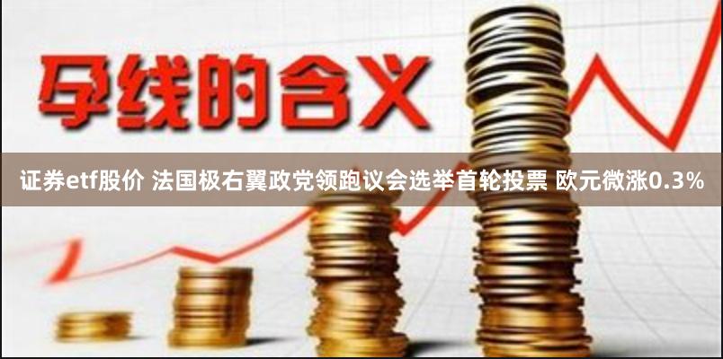 证券etf股价 法国极右翼政党领跑议会选举首轮投票 欧元微涨0.3%