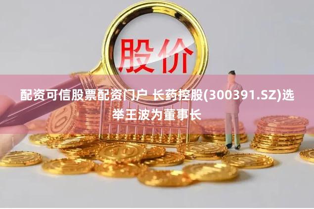 配资可信股票配资门户 长药控股(300391.SZ)选举王波为董事长