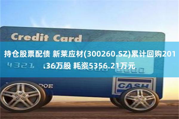 持仓股票配债 新莱应材(300260.SZ)累计回购201.36万股 耗资5356.21万元